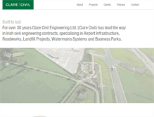 Tablet Screenshot of clarecivil.ie